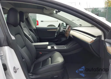 2022 Tesla Model 3 Long Range Dual Motor All-Wheel Drive из США, поврежденный, VIN 5YJ3E1EBXNF180157